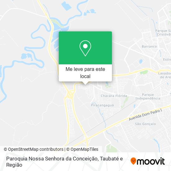 Paroquia Nossa Senhora da Conceição mapa