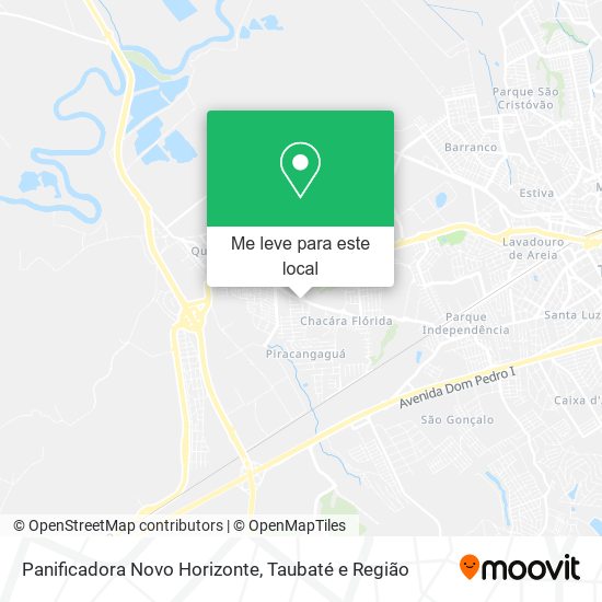 Panificadora Novo Horizonte mapa