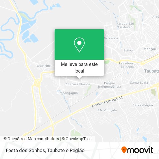 Festa dos Sonhos mapa