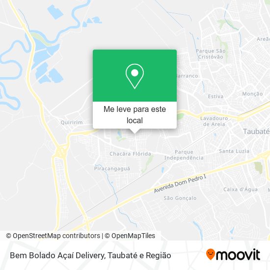 Bem Bolado Açaí Delivery mapa