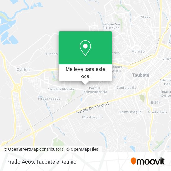 Prado Aços mapa