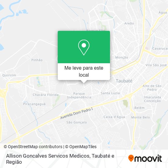 Allison Goncalves Servicos Medicos mapa