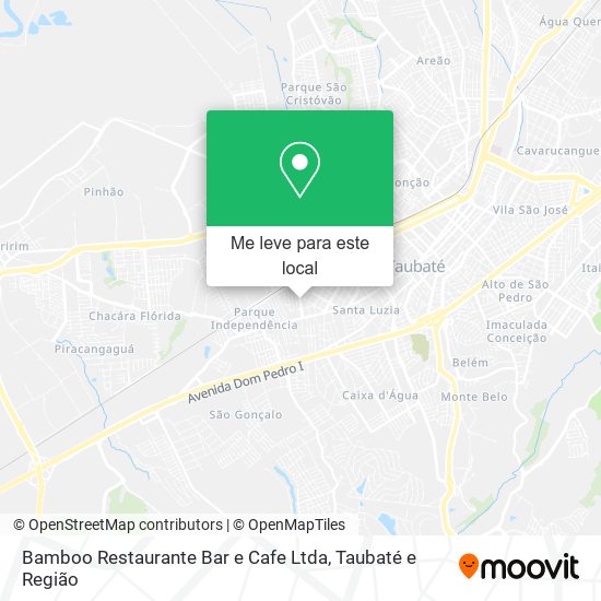 Bamboo Restaurante Bar e Cafe Ltda mapa