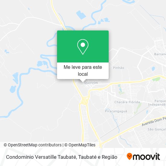 Condomínio Versatille Taubaté mapa