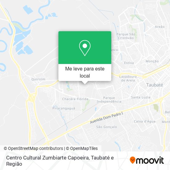Centro Cultural Zumbiarte Capoeira mapa