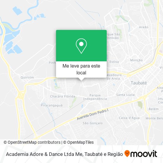 Academia Adore & Dance Ltda Me mapa