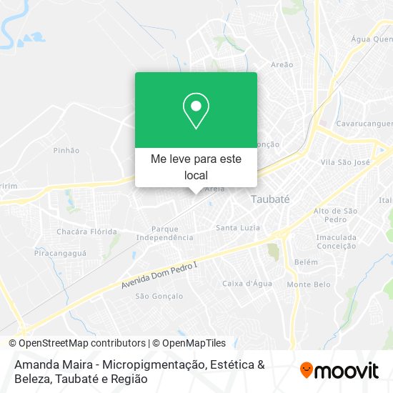 Amanda Maira - Micropigmentação, Estética & Beleza mapa