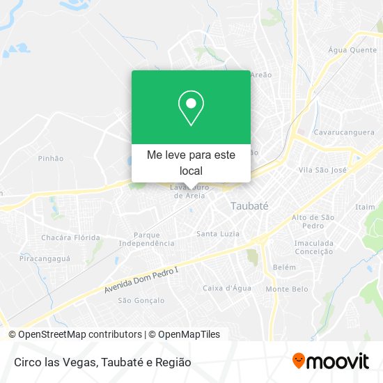 Circo las Vegas mapa