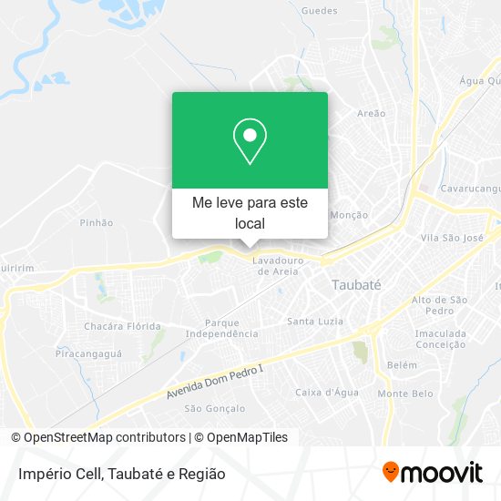 Império Cell mapa