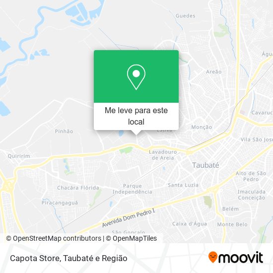 Capota Store mapa