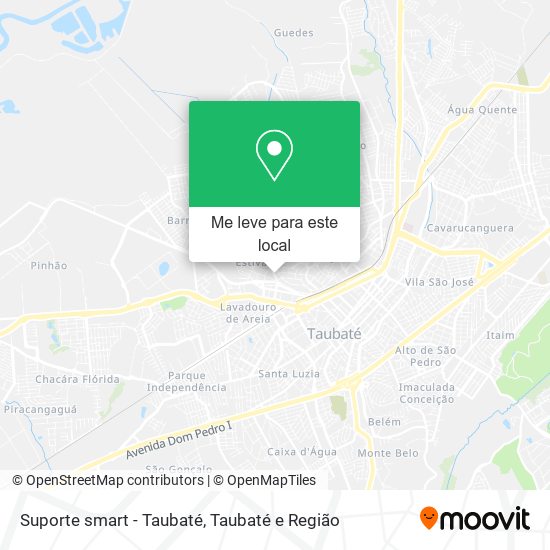 Suporte smart - Taubaté mapa