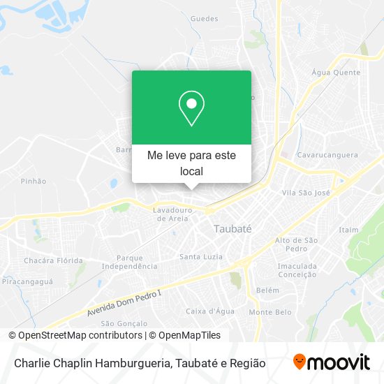 Charlie Chaplin Hamburgueria mapa