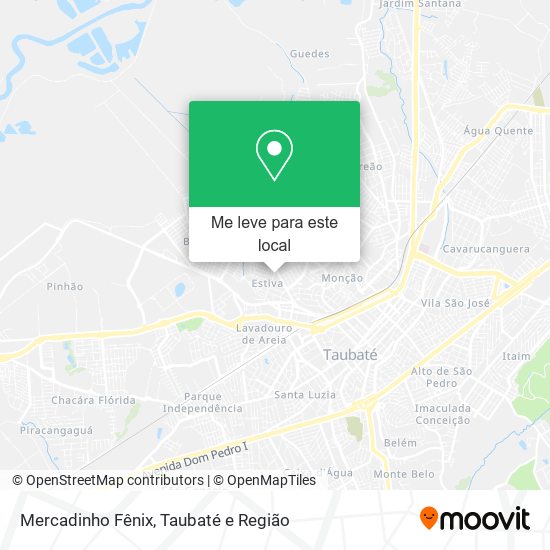 Mercadinho Fênix mapa