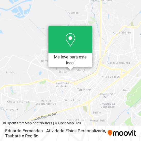 Eduardo Fernandes - Atividade Física Personalizada mapa