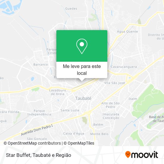 Star Buffet mapa