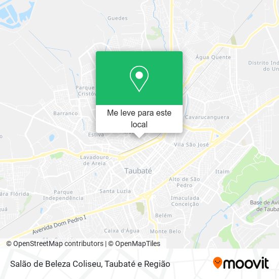 Salão de Beleza Coliseu mapa