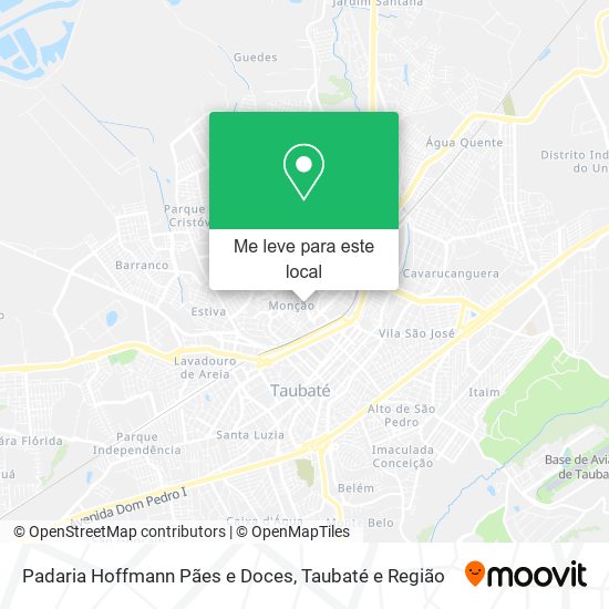 Padaria Hoffmann Pães e Doces mapa