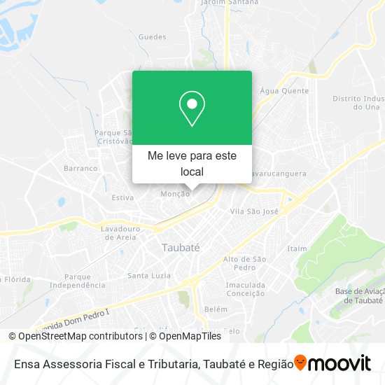 Ensa Assessoria Fiscal e Tributaria mapa