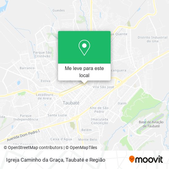 Igreja Caminho da Graça mapa