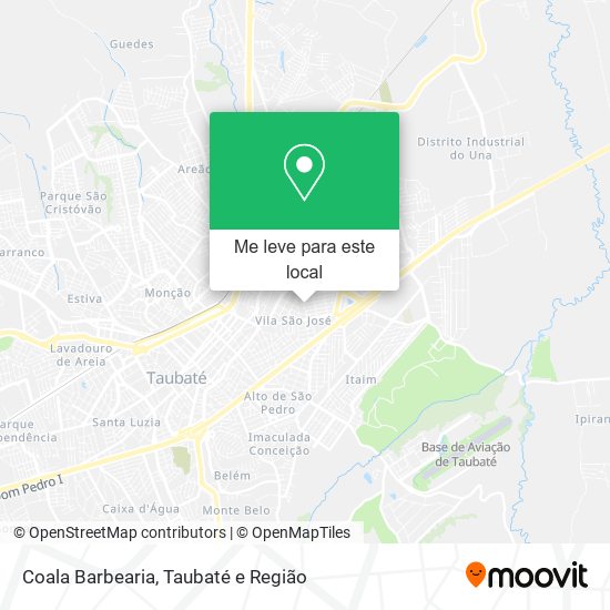 Coala Barbearia mapa