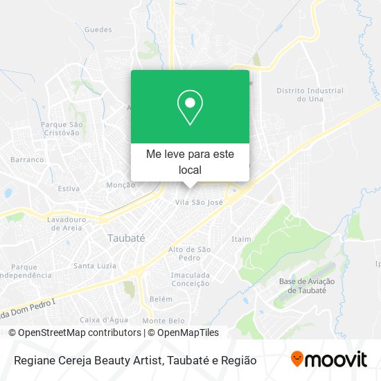 Regiane Cereja Beauty Artist mapa