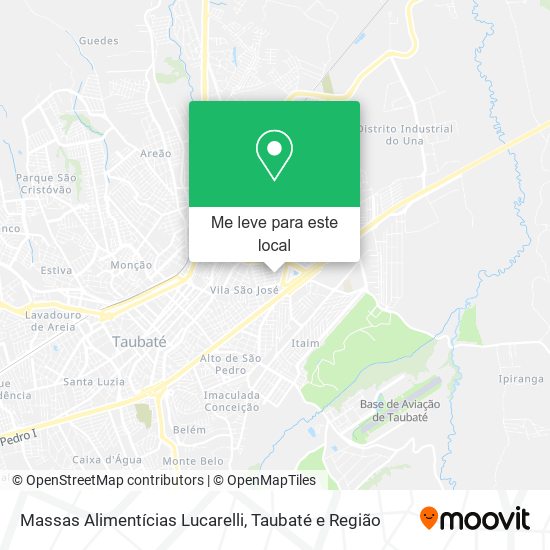 Massas Alimentícias Lucarelli mapa