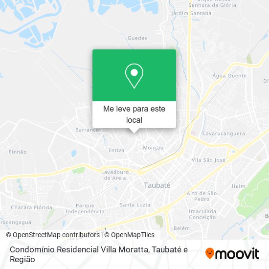 Condomínio Residencial Villa Moratta mapa