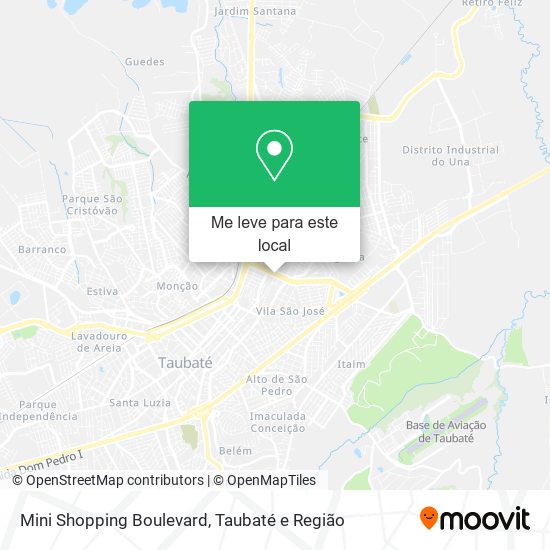 Mini Shopping Boulevard mapa