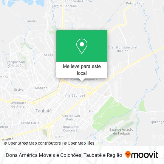 Dona América Móveis e Colchões mapa