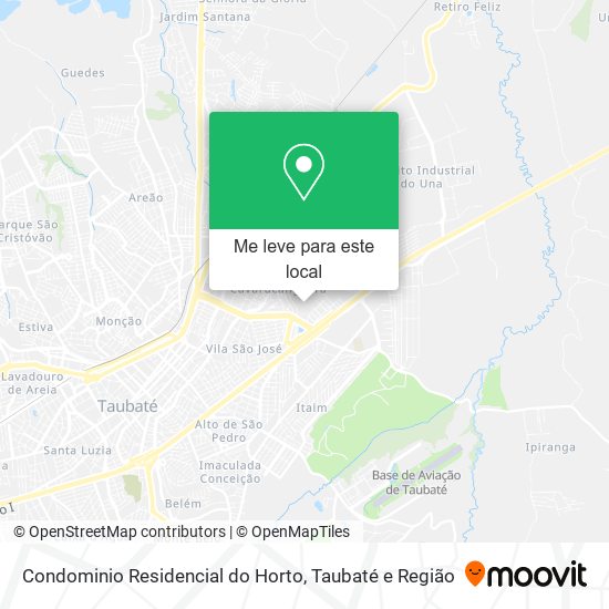 Condominio Residencial do Horto mapa