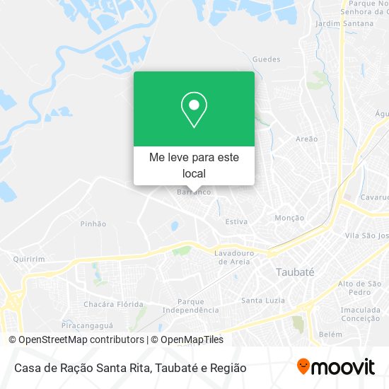 Casa de Ração Santa Rita mapa