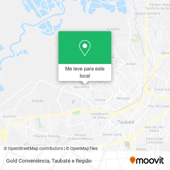 Gold Conveniência mapa