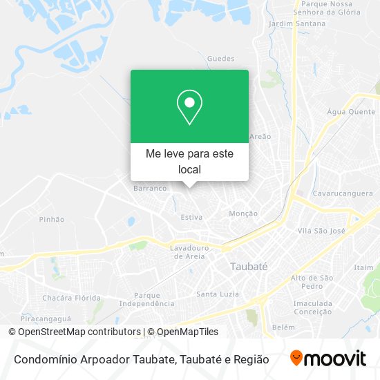 Condomínio Arpoador Taubate mapa