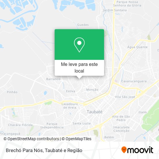 Brechó Para Nós mapa