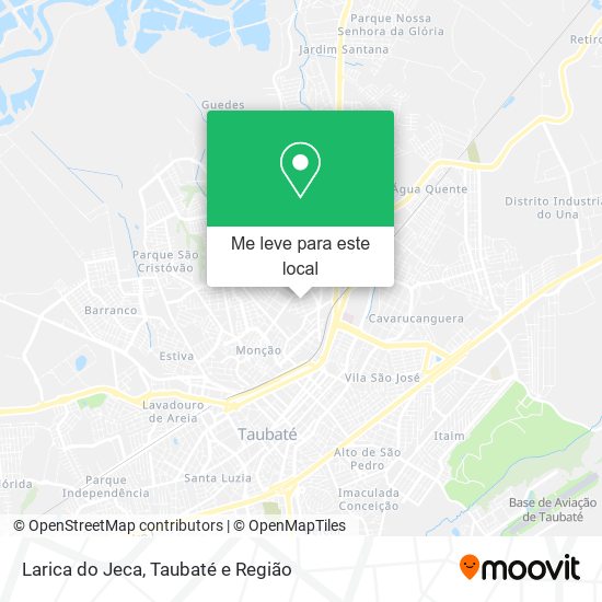 Larica do Jeca mapa