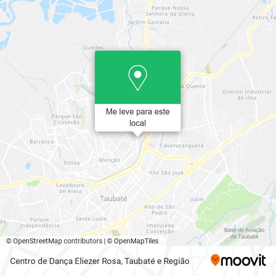 Centro de Dança Eliezer Rosa mapa