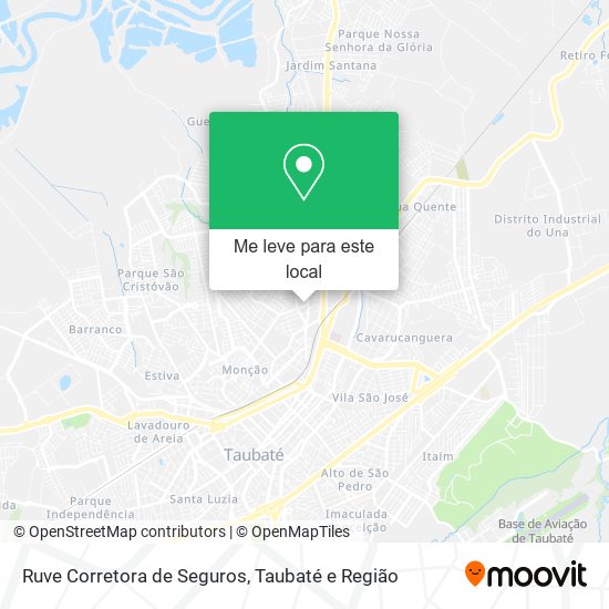 Ruve Corretora de Seguros mapa