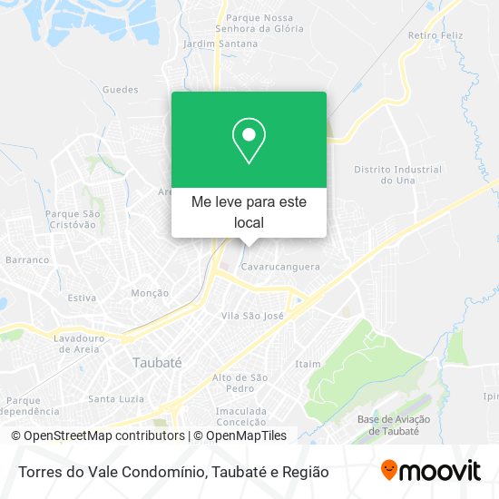 Torres do Vale Condomínio mapa