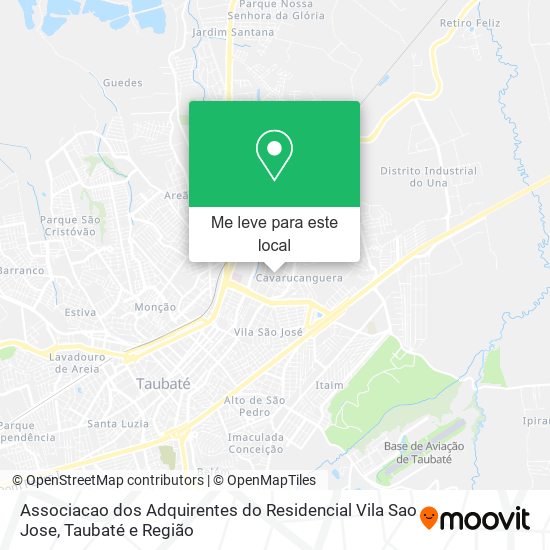 Associacao dos Adquirentes do Residencial Vila Sao Jose mapa