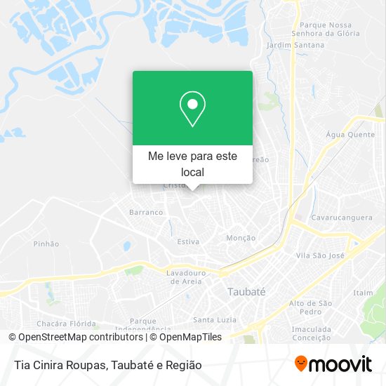 Tia Cinira Roupas mapa