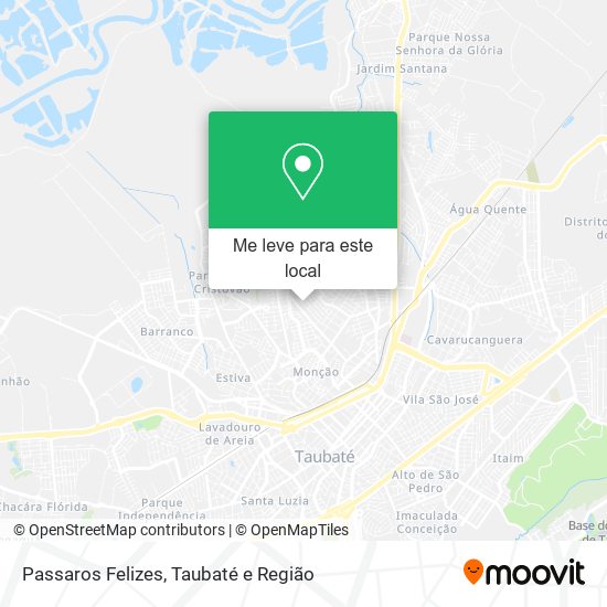 Passaros Felizes mapa