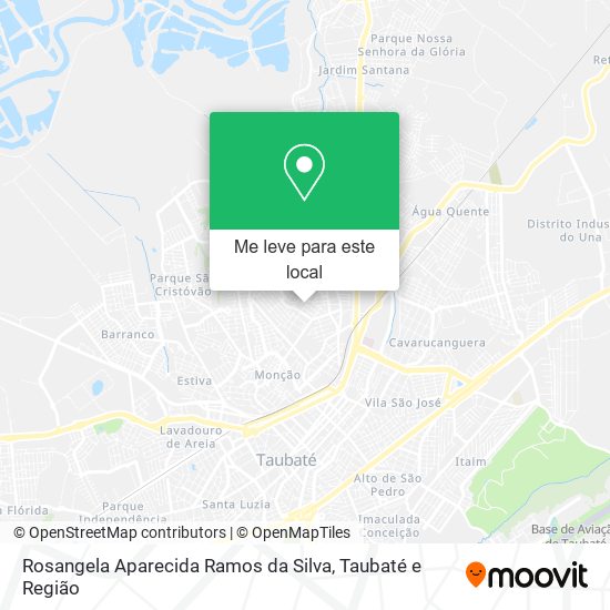 Rosangela Aparecida Ramos da Silva mapa