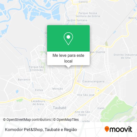 Komodor Pet&Shop mapa