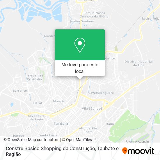 Constru Básico Shopping da Construção mapa