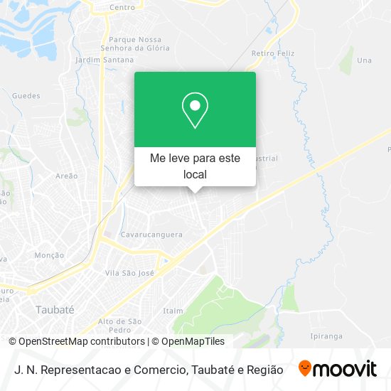 J. N. Representacao e Comercio mapa