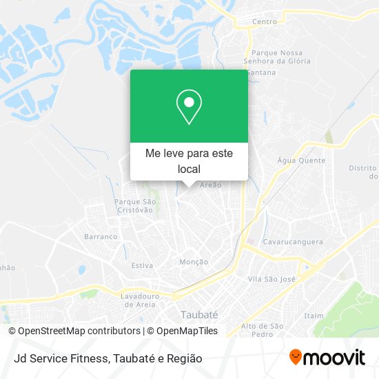 Jd Service Fitness mapa