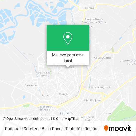 Padaria e Cafeteria Bello Panne mapa