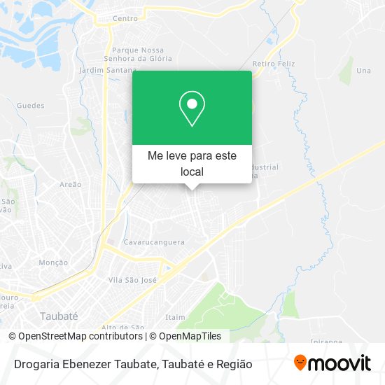 Drogaria Ebenezer Taubate mapa