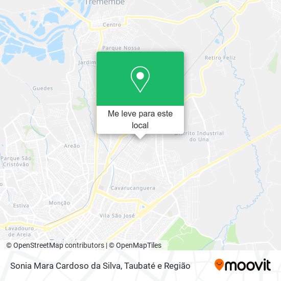 Sonia Mara Cardoso da Silva mapa