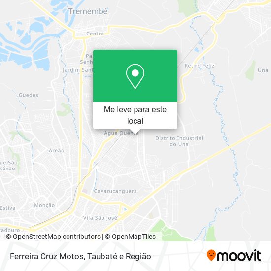 Ferreira Cruz Motos mapa